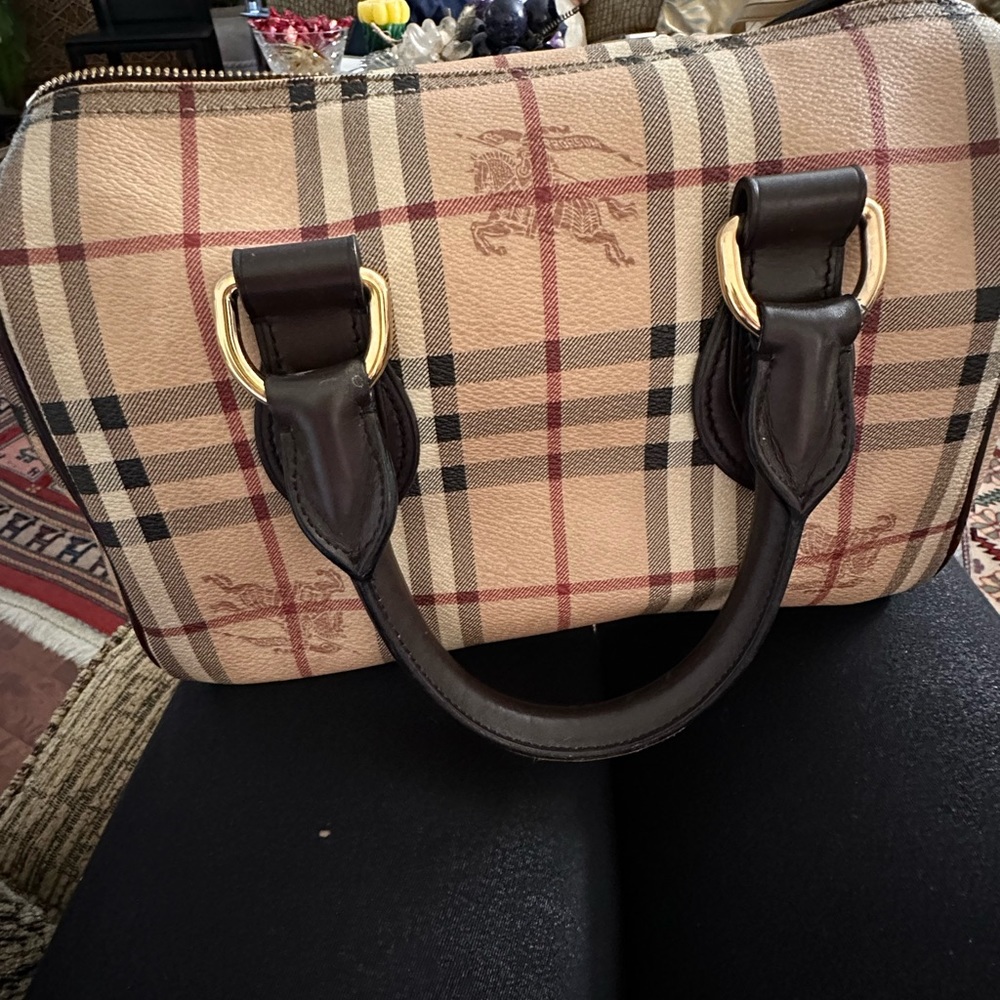 Authentic Speedy Burberry bag